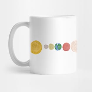 Solar system acrylic Mug